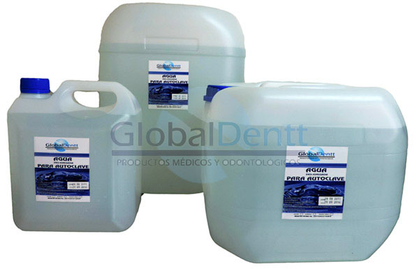 Agua desionizada GlobalDentt S.A.S.